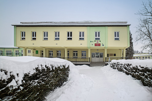Secondary school in Dynów, Poland
